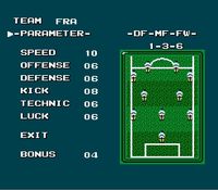 Konami Hyper Soccer sur Nintendo Nes